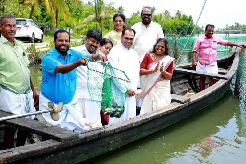 ജനകീയ മത്സ്യകൃഷി വിളവെടുപ്പ്
