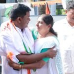 ജനസാഗരമായി ഒക്കൽ; വികസനത്തിന്റെ ‘മൂത്തേടൻ’ മുദ്രയുമായി മനോജ് പ്രയാണം തുടങ്ങി