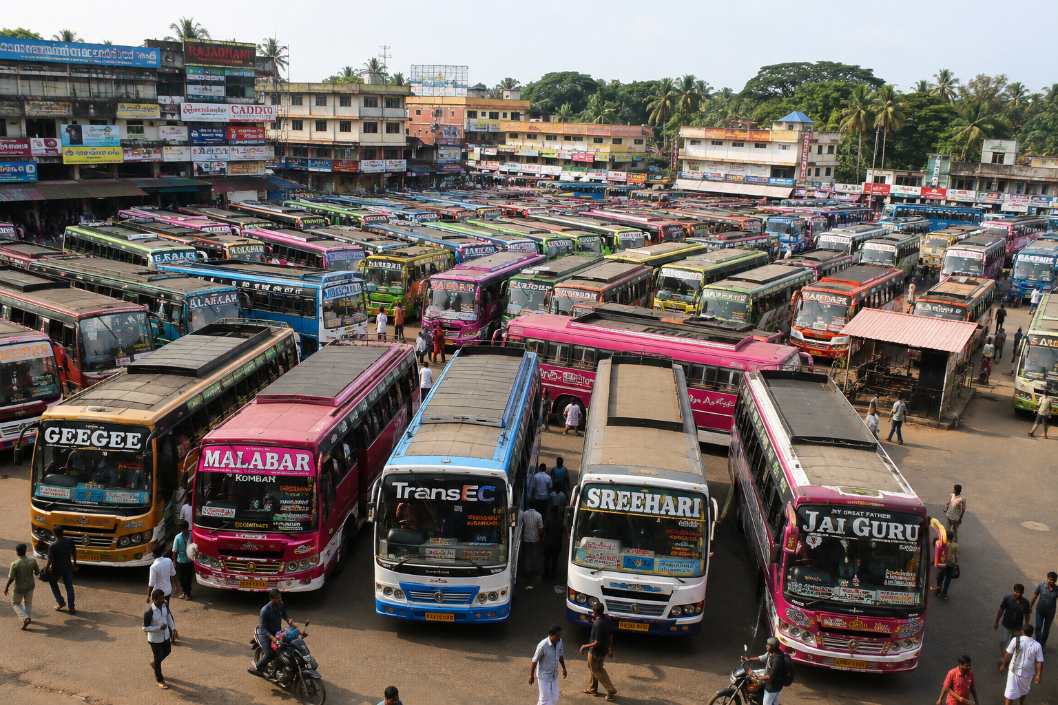 ഇന്ധന വിലവർധനവിൽ നടുവൊടിഞ്ഞ് സ്വകാര്യബസ് മേഖല